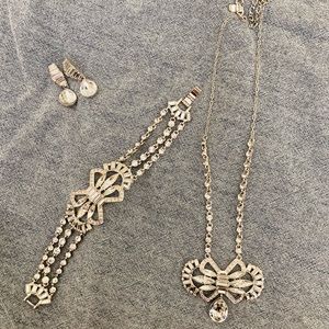 Givenchy earrings/necklace/bracelet set